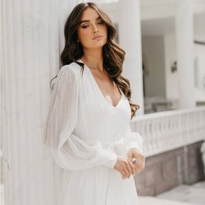 LeRose Bridal Robe + Dress Set – Alaina Style